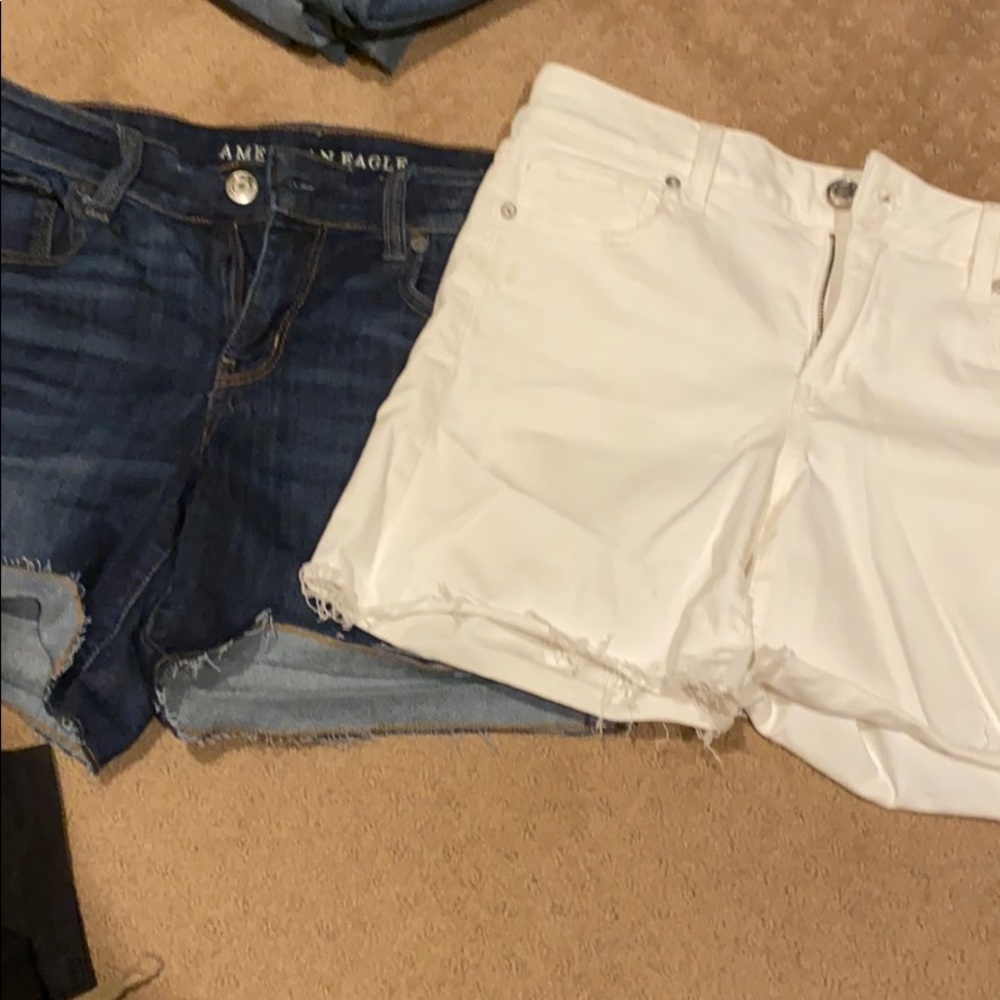 Lot of 2 AEO shorts. MIDI, stretch, size 10.